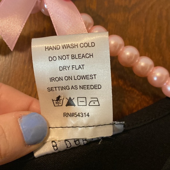 Gorgeous B.DARLIN shirt sleeve pleated mini dress with pretty blue stripe 😍😍😍 - Picture 6 of 7